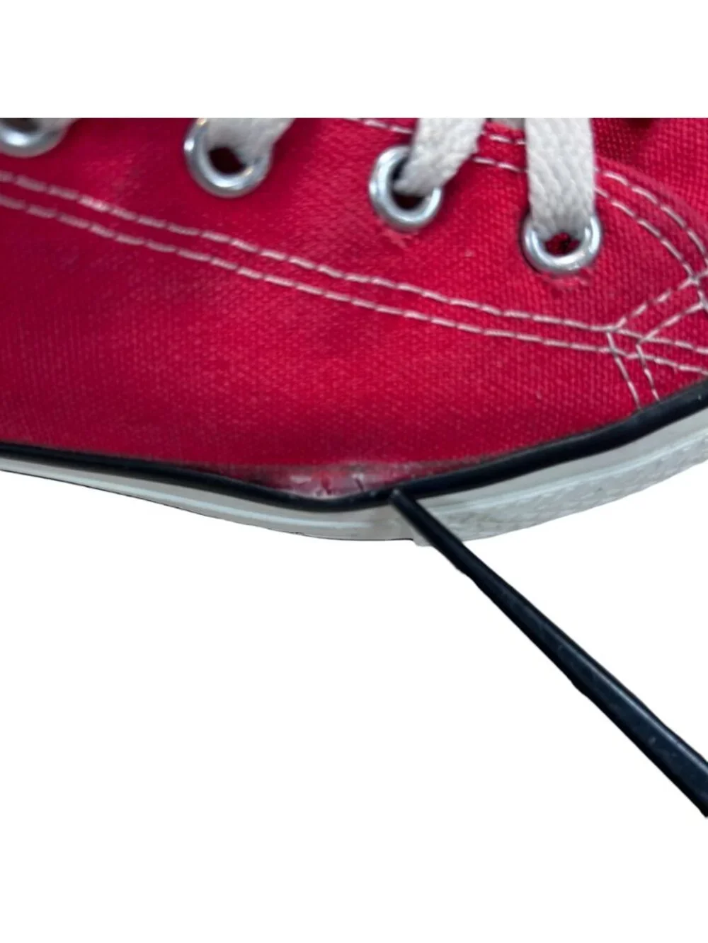 Converse 3 Kids Red Sneaker Skater Streetwear Casual Flaw